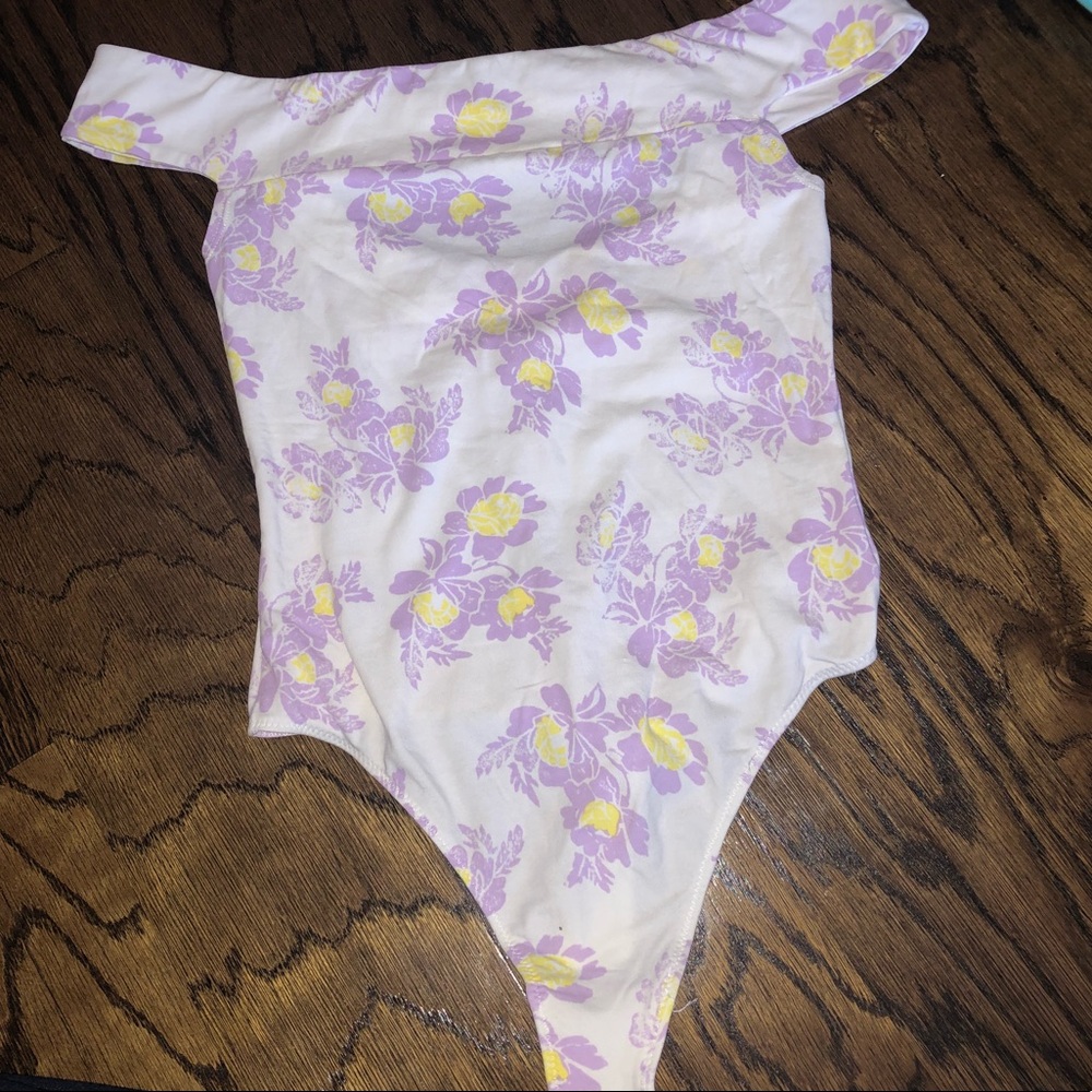 Free People off shoulder bodysuit